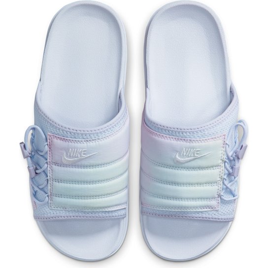 Chinelo Nike Asuna Slide Feminino - Roxo+Branco Menor preço em Chinelo Nike Asuna Slide Feminino - Roxo+Branco