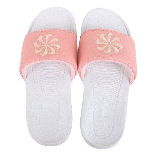 Chinelo Nike Slide Victory One Feminino - Rosa+Branco Menor preço em Chinelo Nike Slide Victory One Feminino - Rosa+Branco