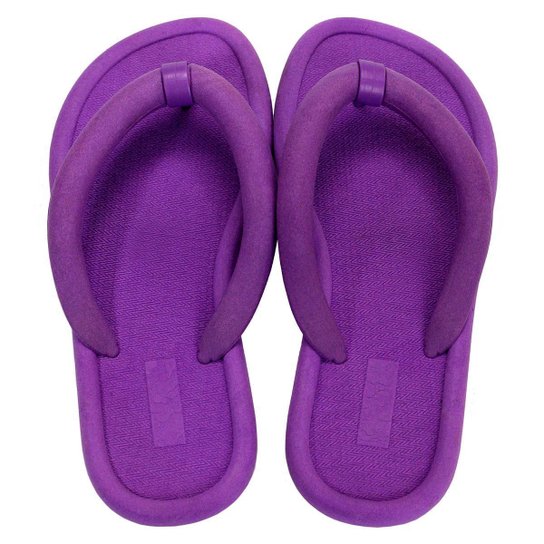 Chinelo Nuvem Feminino Flip Flop Macio Varias Cores Envio Já - Roxo Menor preço em Chinelo Nuvem Feminino Flip Flop Macio Varias Cores Envio Já - Roxo