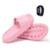 Chinelo Nuvem Masculino 100% Eva Confortável + Relógio Off - Rosa Bebê