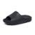 Chinelo Nuvem Slide Ousy Feminino Ortopédico EVA Antiderrapante Anatômico Conforto - Preto