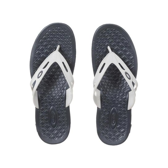 Chinelo Oakley Killer Point Light Masculino - Cinza Menor preço em Chinelo Oakley Killer Point Light Masculino - Cinza
