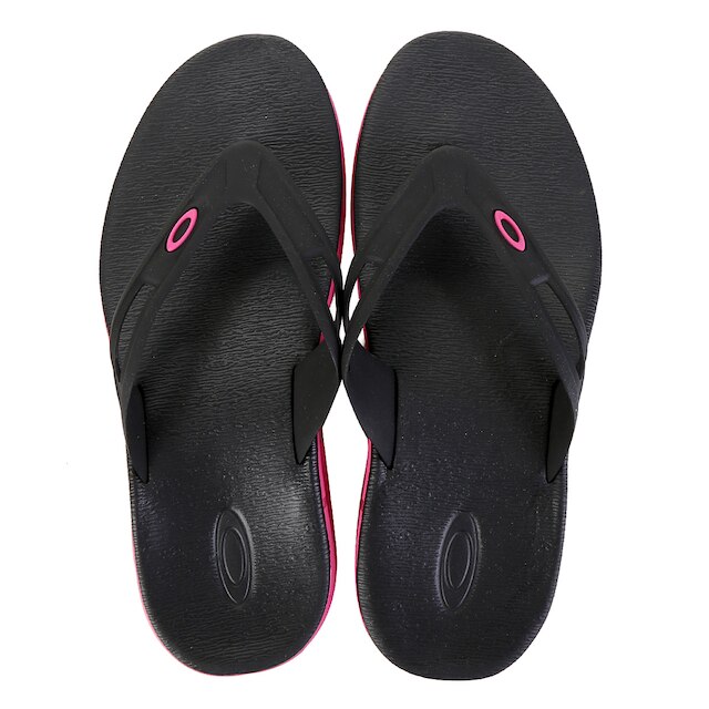 Chinelo Oakley Rest 2.0 Masculino - Preto+Rosa Menor preço em Chinelo Oakley Rest 2.0 Masculino - Preto+Rosa