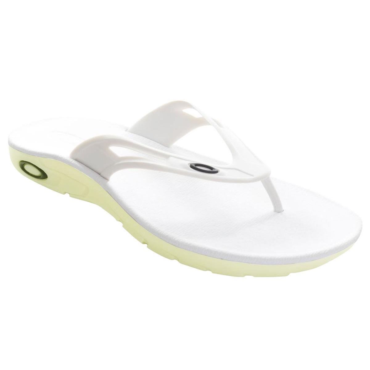 Chinelo Oakley Rest Radioactive White 