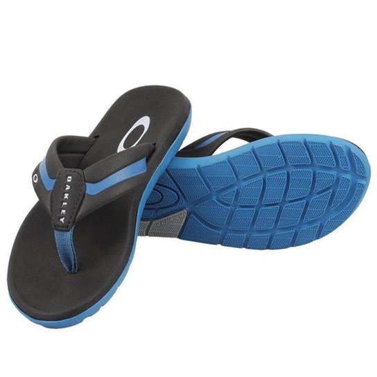 Chinelo Oakley Soul Astral Blue - Preto Menor preço em Chinelo Oakley Soul Astral Blue - Preto
