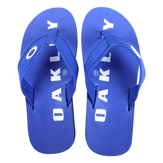 Chinelo Oakley Zeal Masculino - Azul é ruim? Chinelo Oakley Zeal Masculino - Azul é boa?