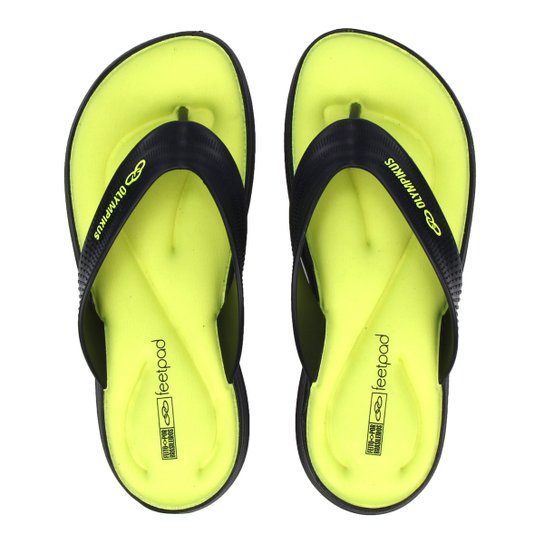 Chinelo Olympikus Salvador Masculino - Marinho+Verde Limão é ruim? Chinelo Olympikus Salvador Masculino - Marinho+Verde Limão é boa?