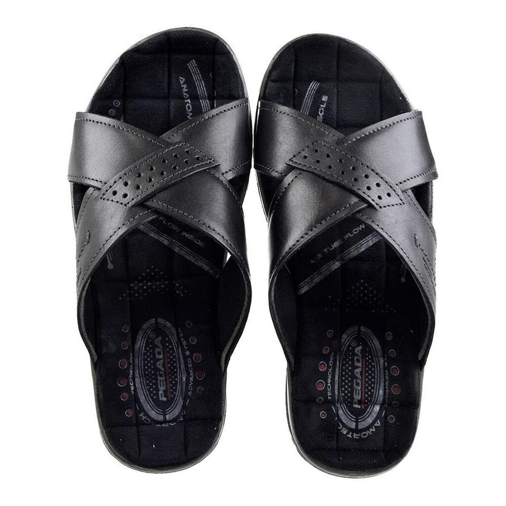 Chinelo Pegada Anilina Preto Masculino 40