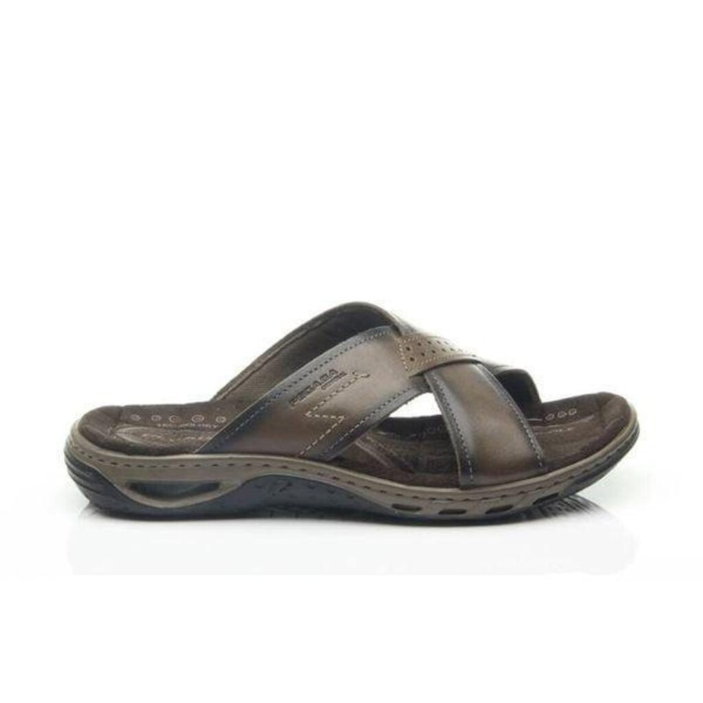 Chinelo Pegada em Couro Anilina