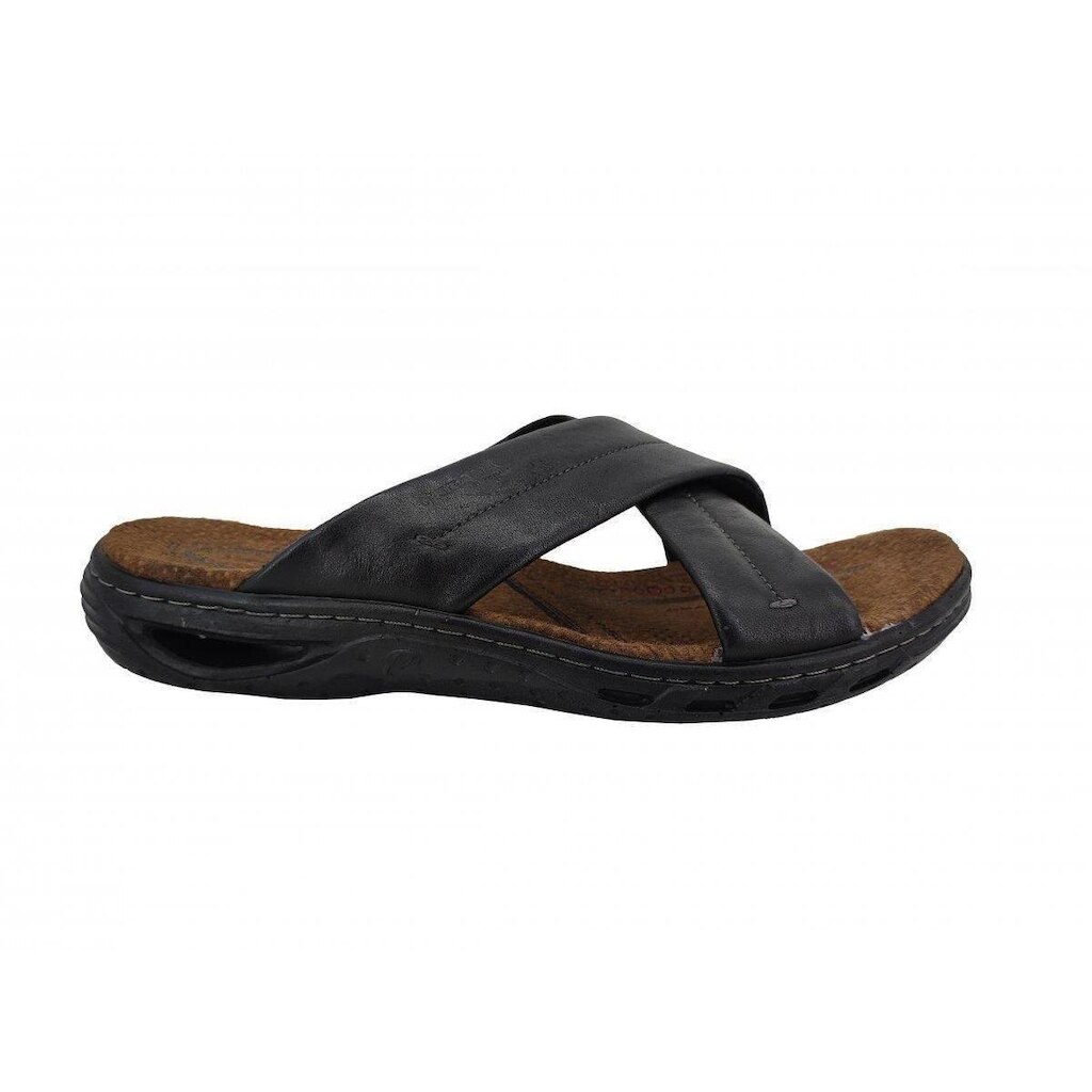 Chinelo Pegada Em Couro Pinhao Masculino 133202