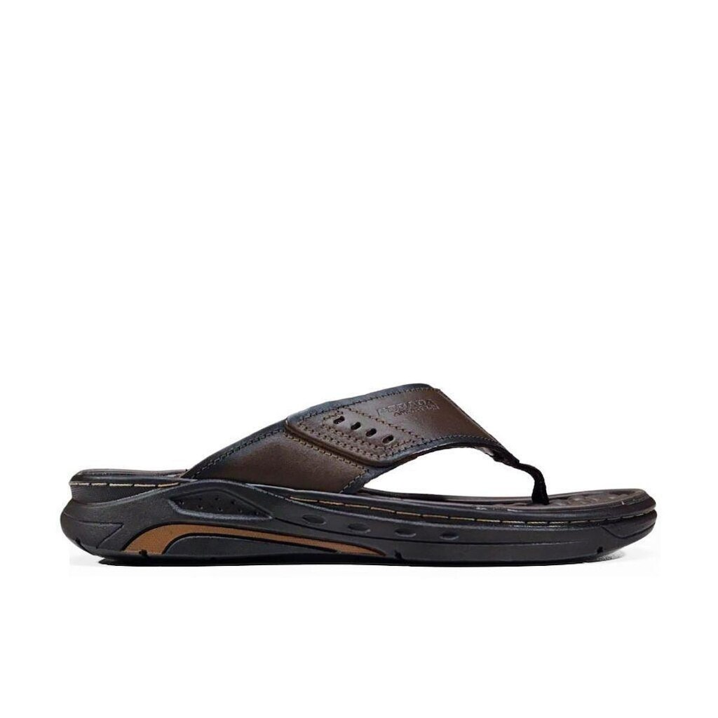 Chinelo Pegada Masculina Em Couro