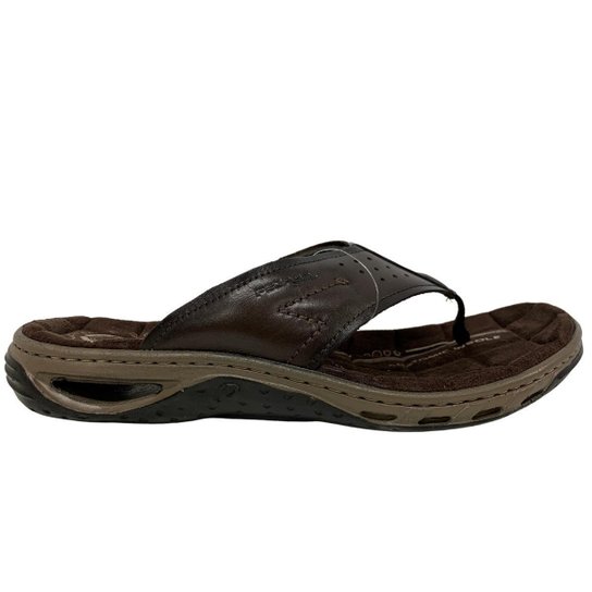 Chinelo Pegada Masculino 131663 Anilina Brown 39 - Marrom Menor preço em Chinelo Pegada Masculino 131663 Anilina Brown 39 - Marrom