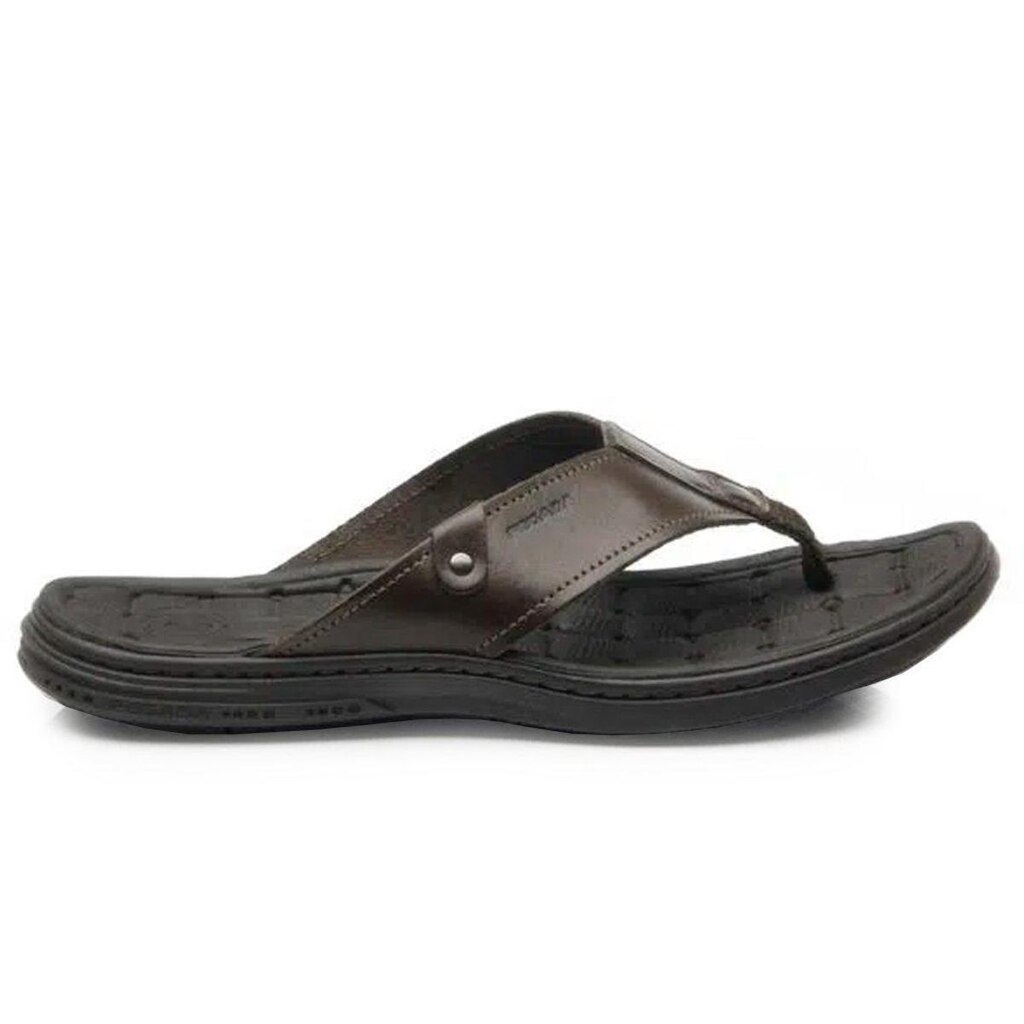Chinelo Pegada Masculino Couro 131281 38/43