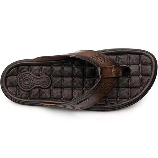 Chinelo Pegada Masculino Cravo Ref:131221