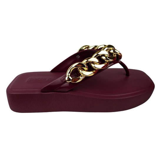 Chinelo Petite Jolie Hit Feminino Com Corrente Oficial C/ NF Cor:;Tamanho:35-6;Gênero:Feminino
