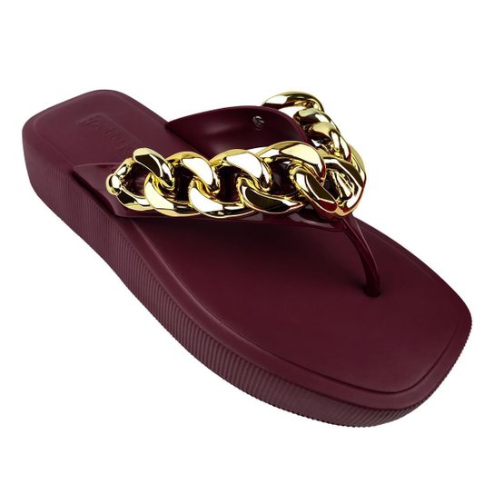 Chinelo Petite Jolie Hit Feminino Com Corrente Oficial C/ NF Cor:;Tamanho:35-6;Gênero:Feminino