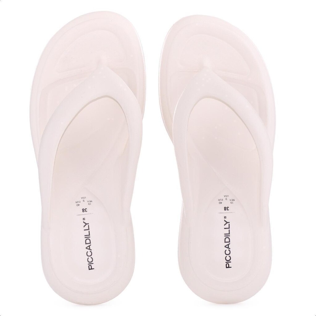 Chinelo Piccadilly Marshmallow Off White - Feminino