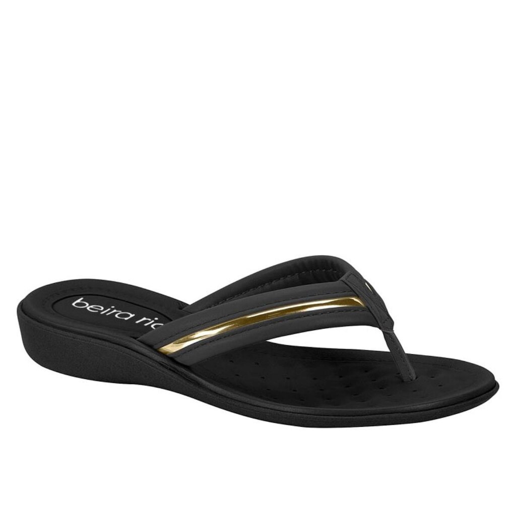 Chinelo Plataforma Beira Rio Elegante Casual