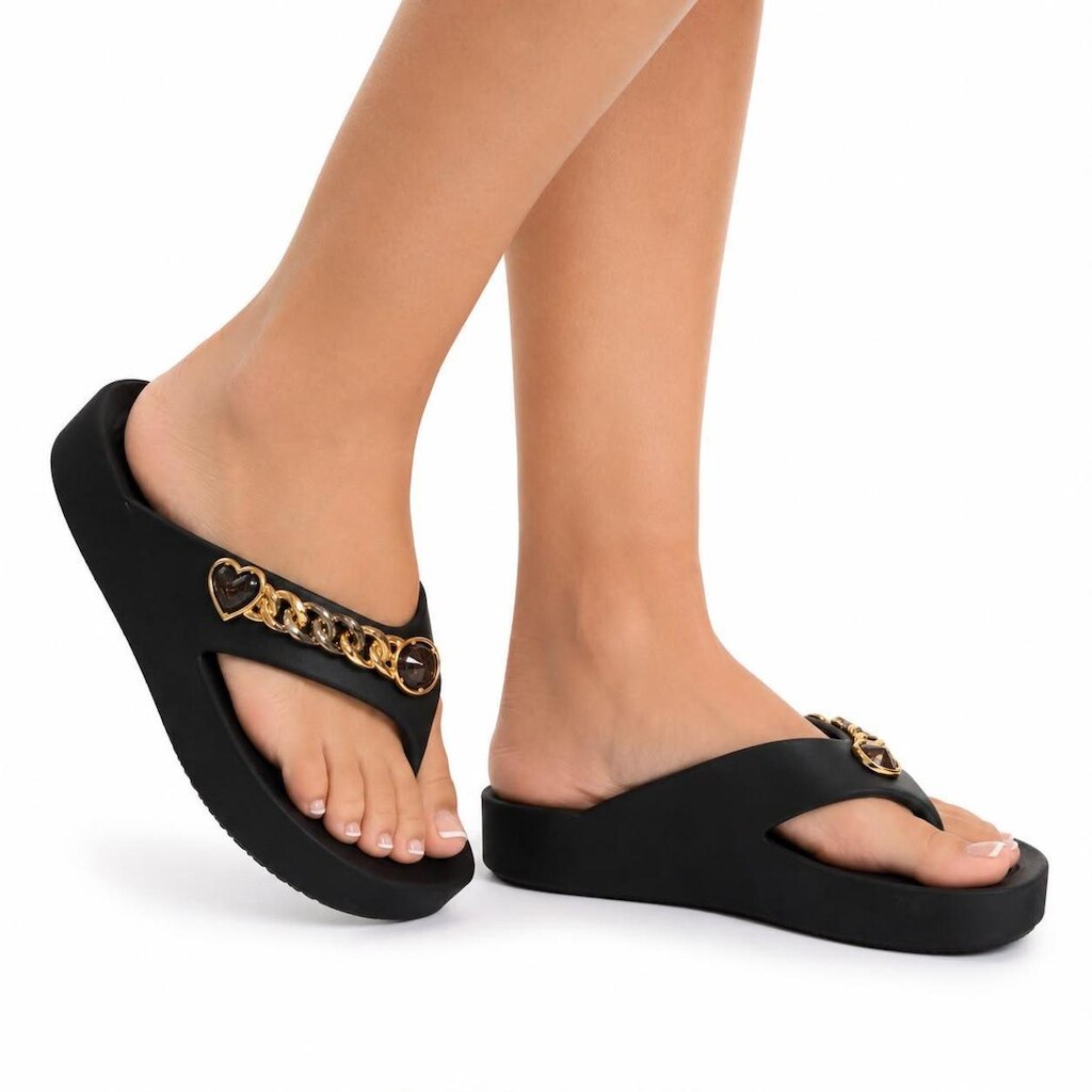 Chinelo Plataforma Feminino Super Leve Zaxy Zen19361