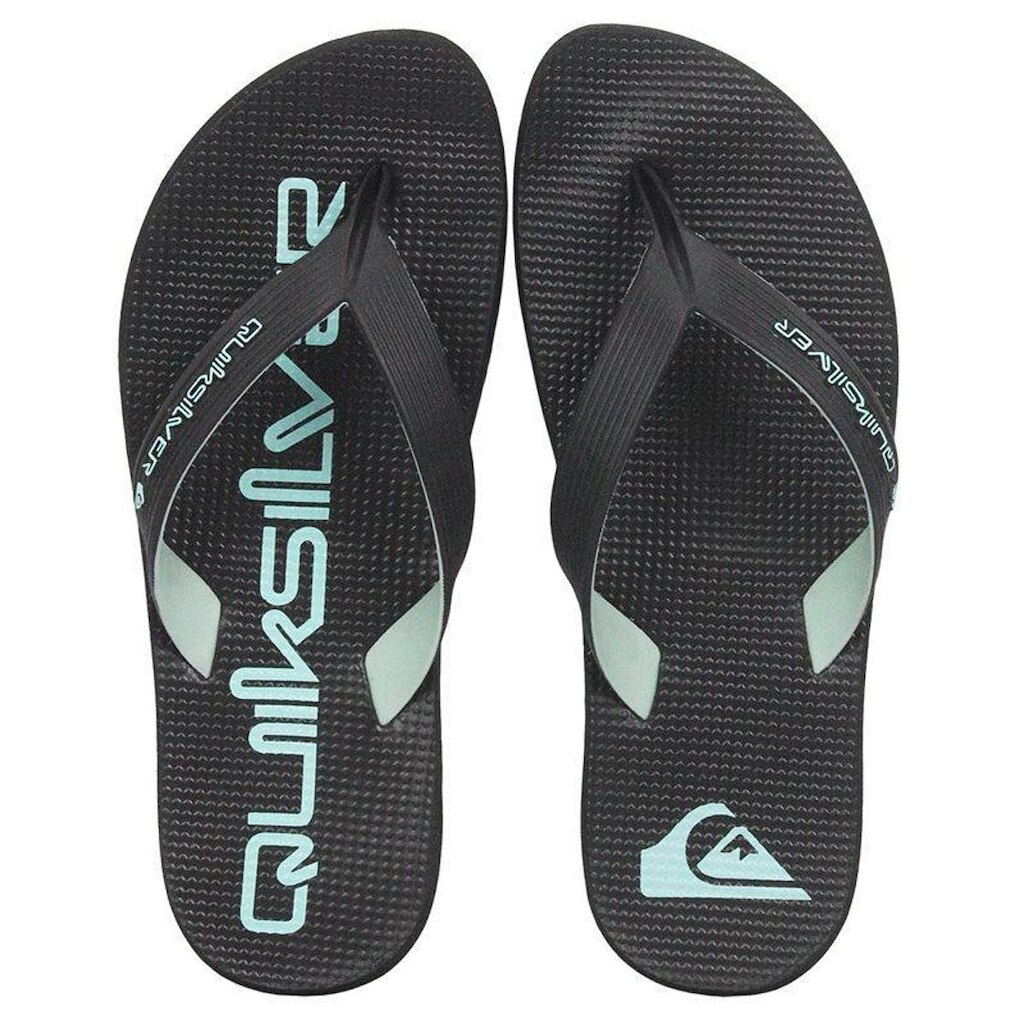 Chinelo Quiksilver Layback Rubber Ocean Black