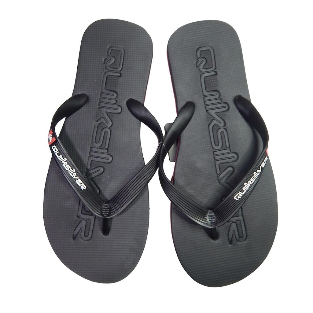 Chinelo Quiksilver Molokai Debossed Preto