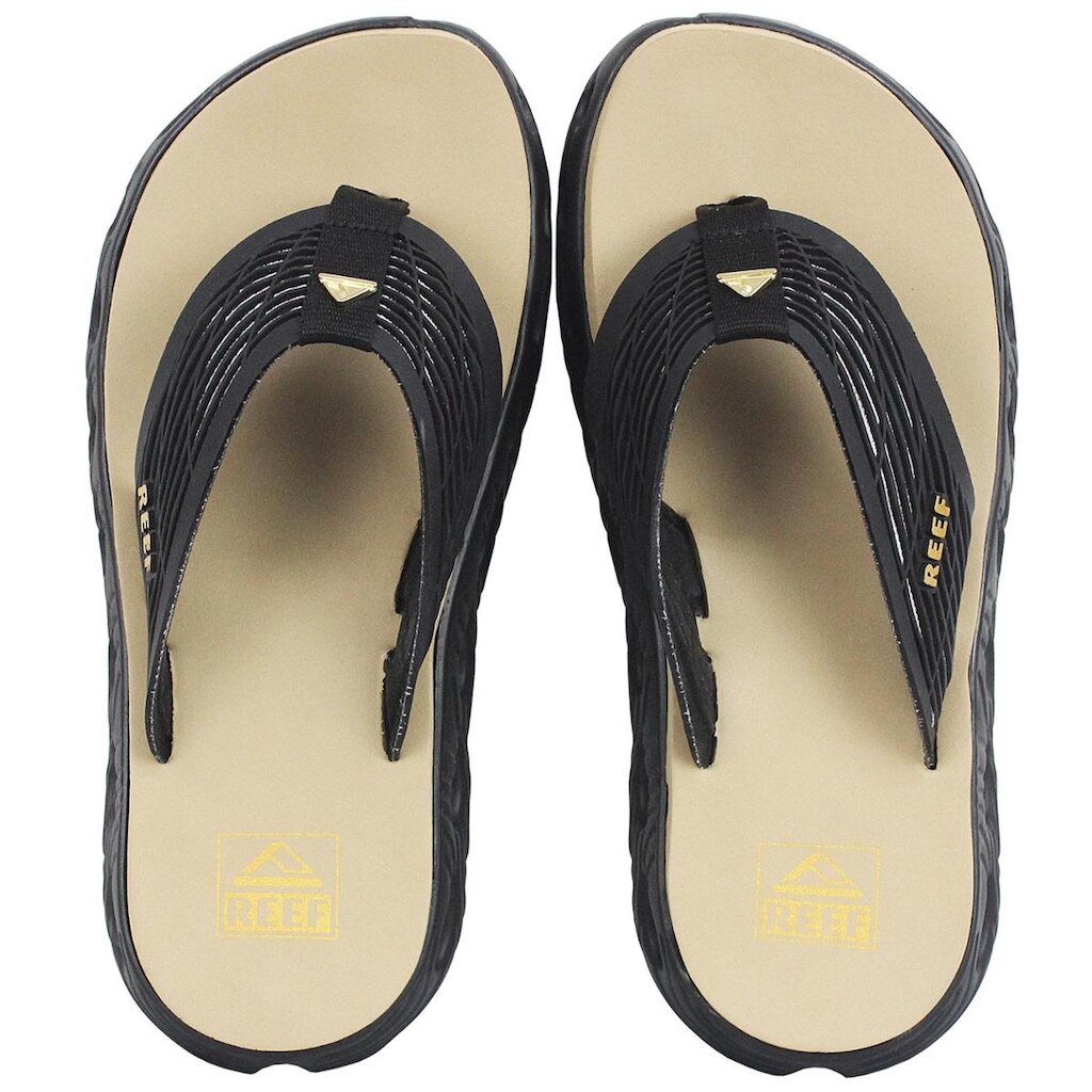 Chinelo Reef Vision Black Tan Masculino
