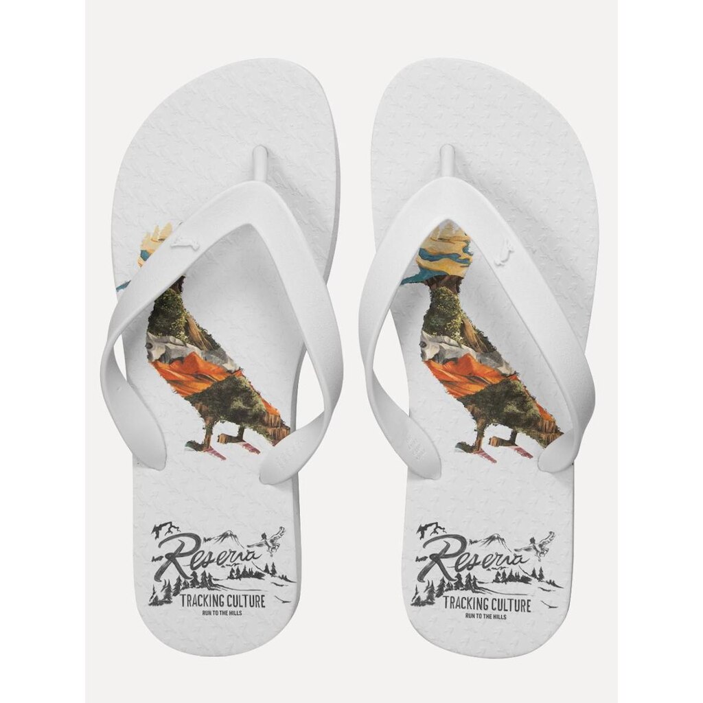 Chinelo Reserva Masculino Woodpecker Camp Branco