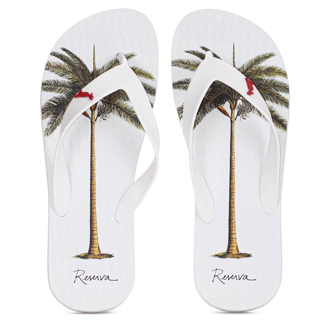 Chinelo Reserva Palmeira Branco - Masculino