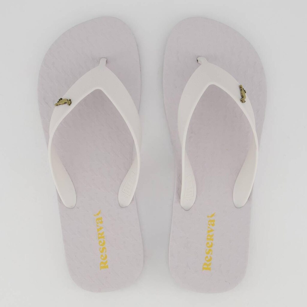 Chinelo Reserva Trancoso Logo Branco