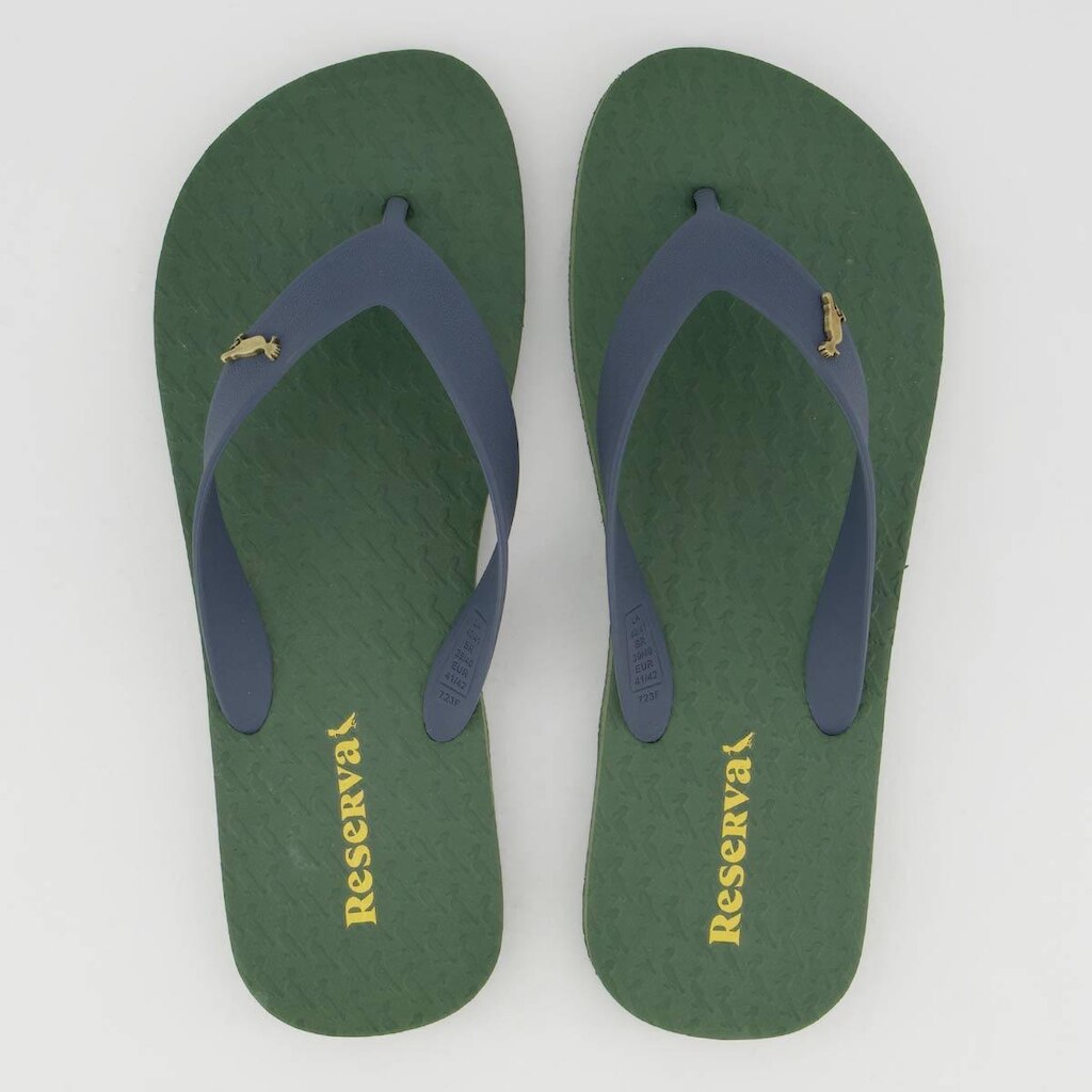 Chinelo Reserva Trancoso Logo Verde