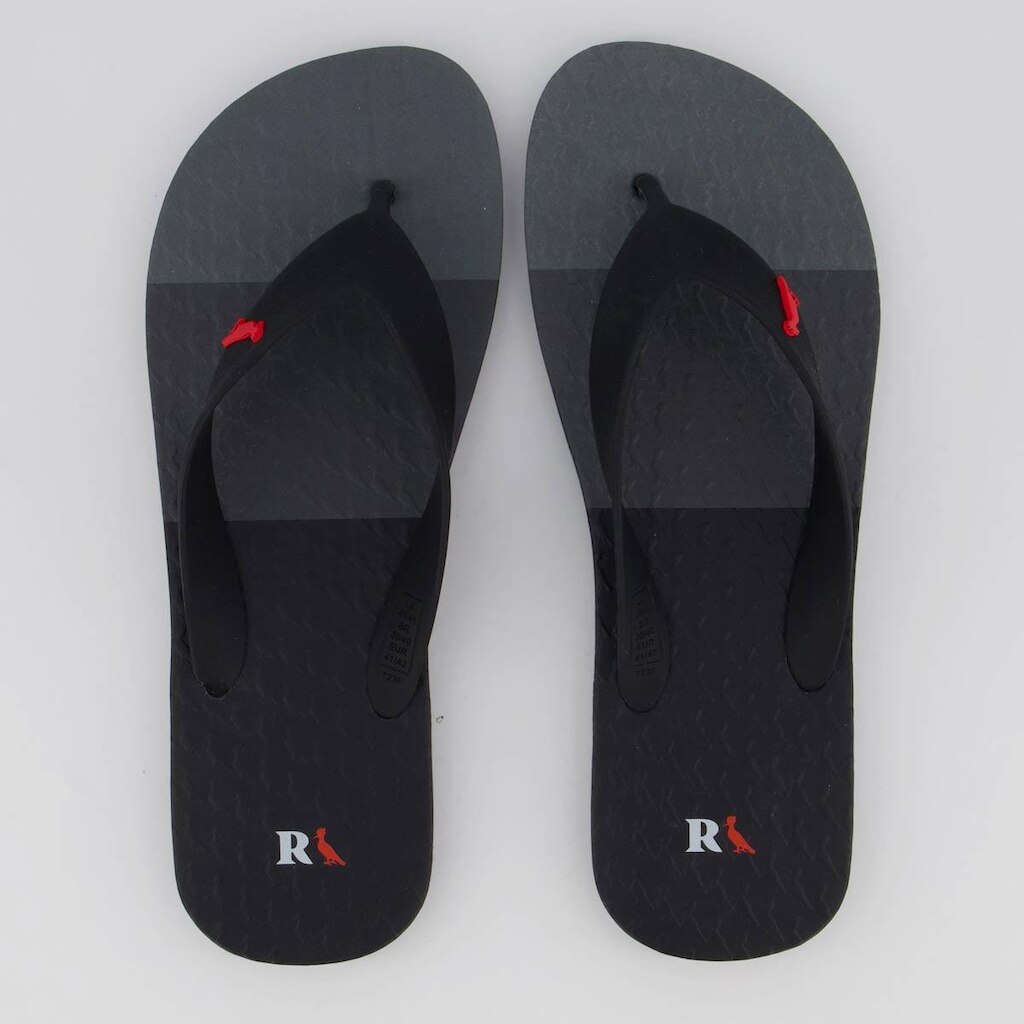 Chinelo Reserva Trancoso Preto e Cinza Escuro