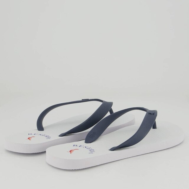 Chinelo Reserva Yatch Branco e Marinho