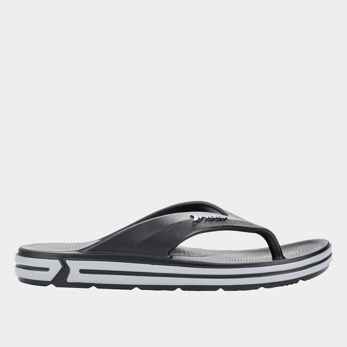 Chinelo Rider Flex Masculino Preto Cinza