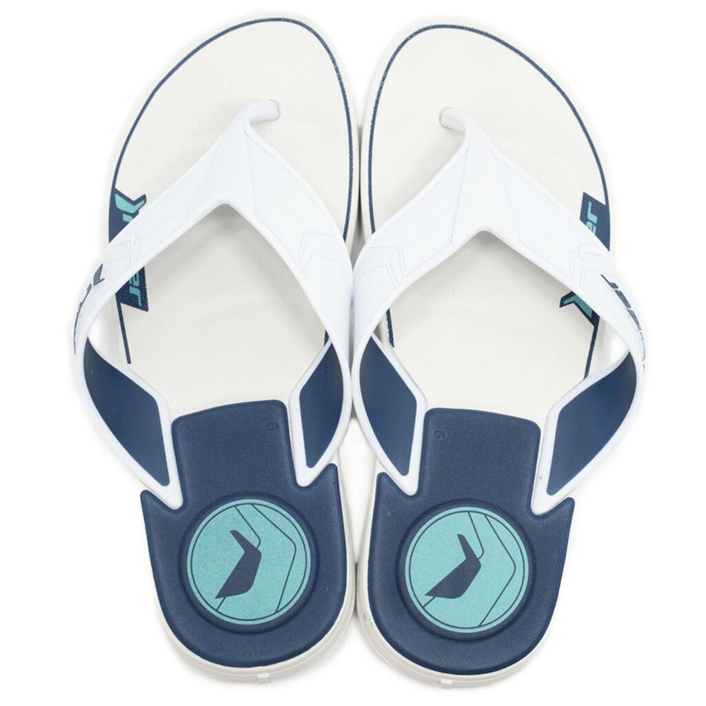 Chinelo Rider Start III Masculino - Branco e Marinho - 39
