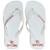 Chinelo Rip Curl Brand Logo White - Branco