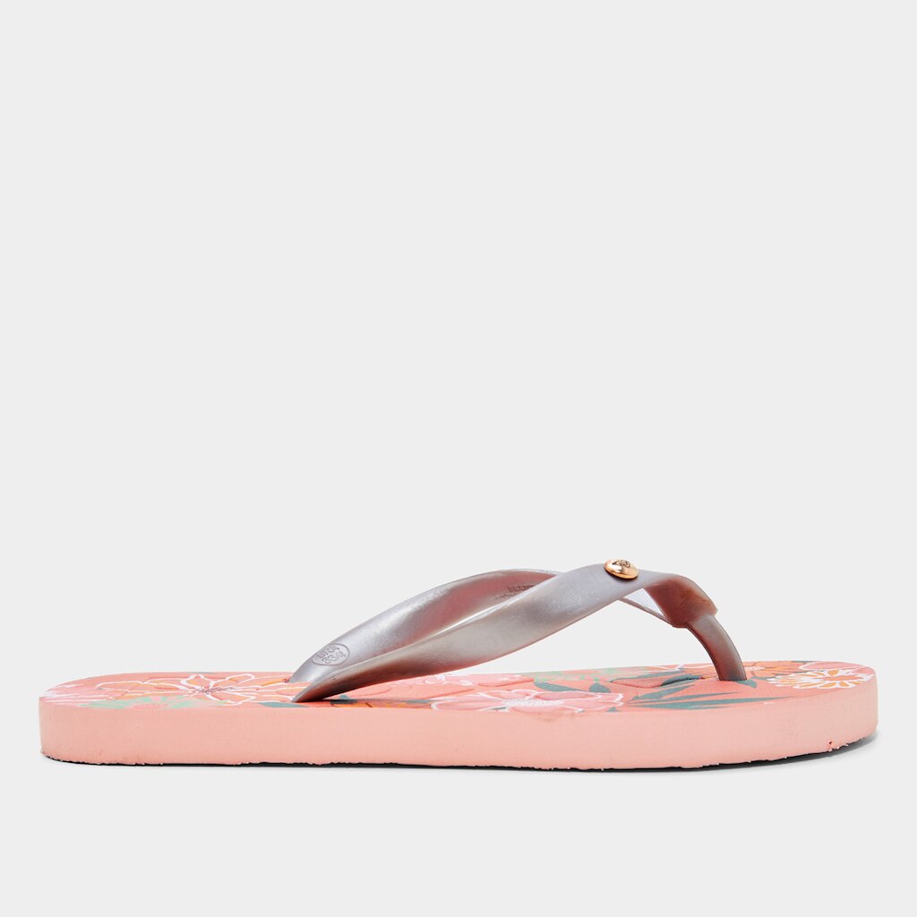 Chinelo Roxy Light Floral Sandals Feminino
