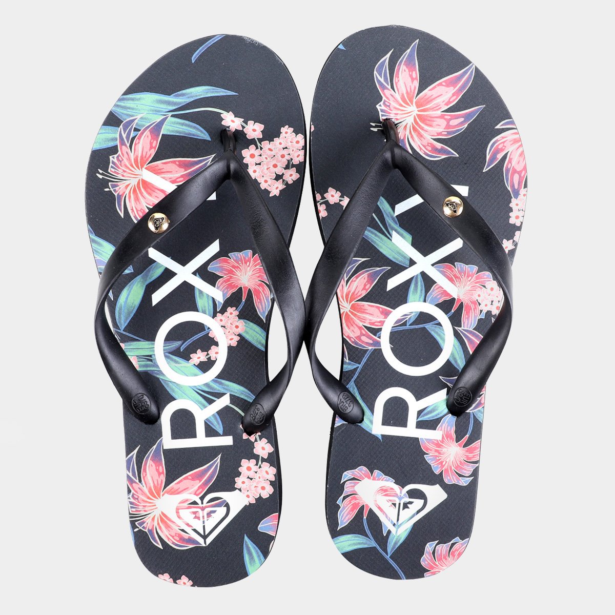Chinelo Roxy Love Floral Sandals Feminino - 1