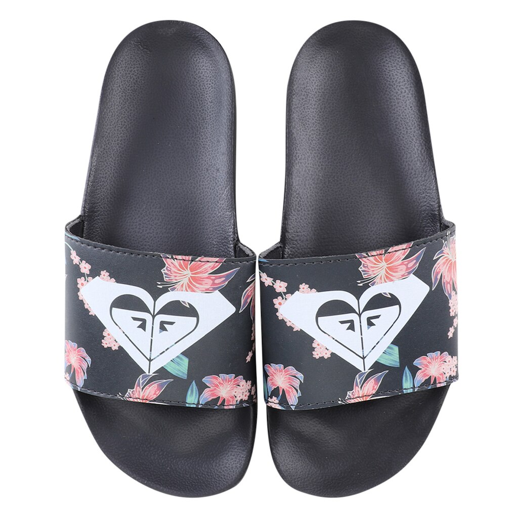 Chinelo Roxy Slide Slippy Floral Feminino