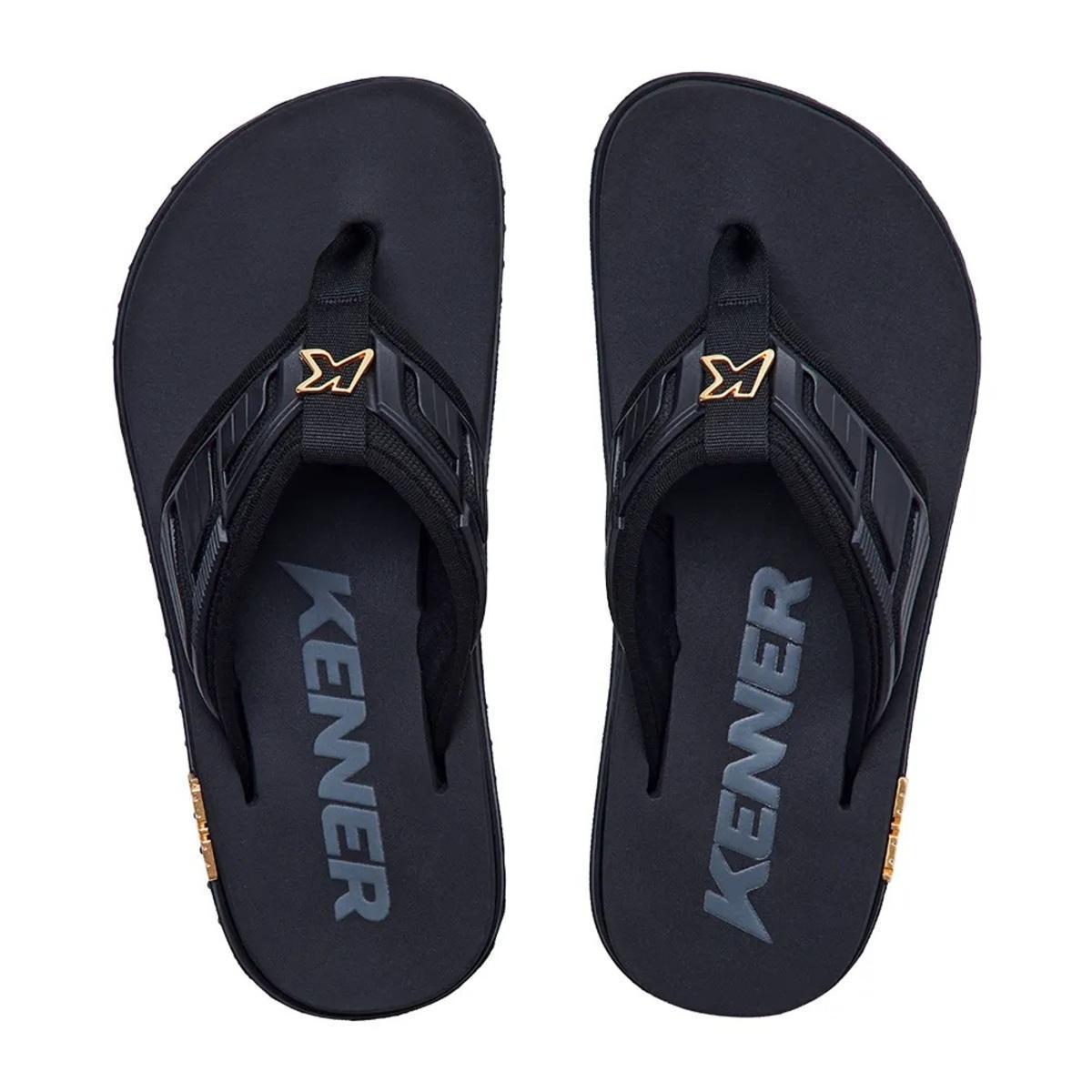 Chinelo Sandália Kenner Kivah Full Force Masculino Original - Preto ...