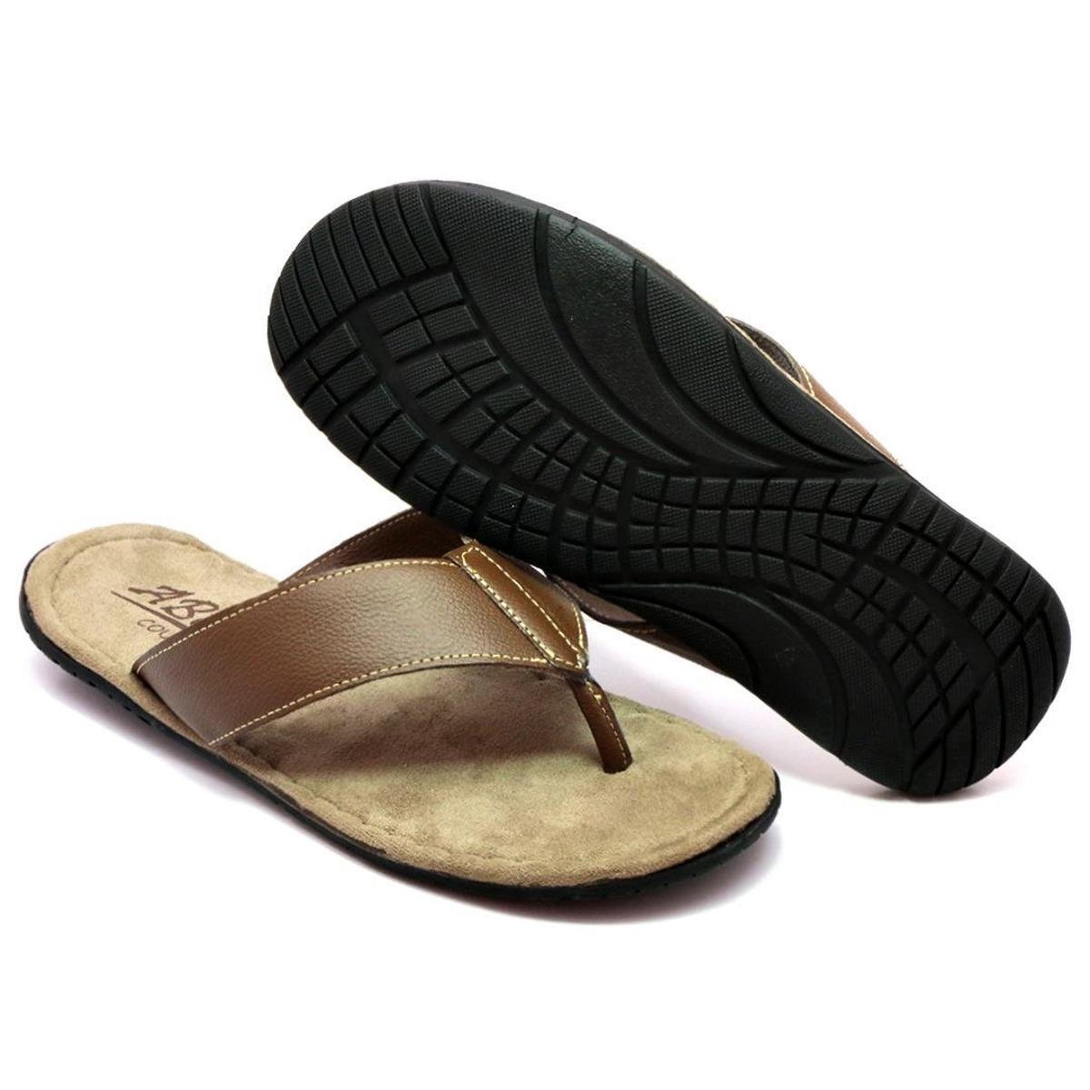 Chinelo Sandália Masculino Antesstres Couro Menor preço em Chinelo Sandália Masculino Antesstres Couro