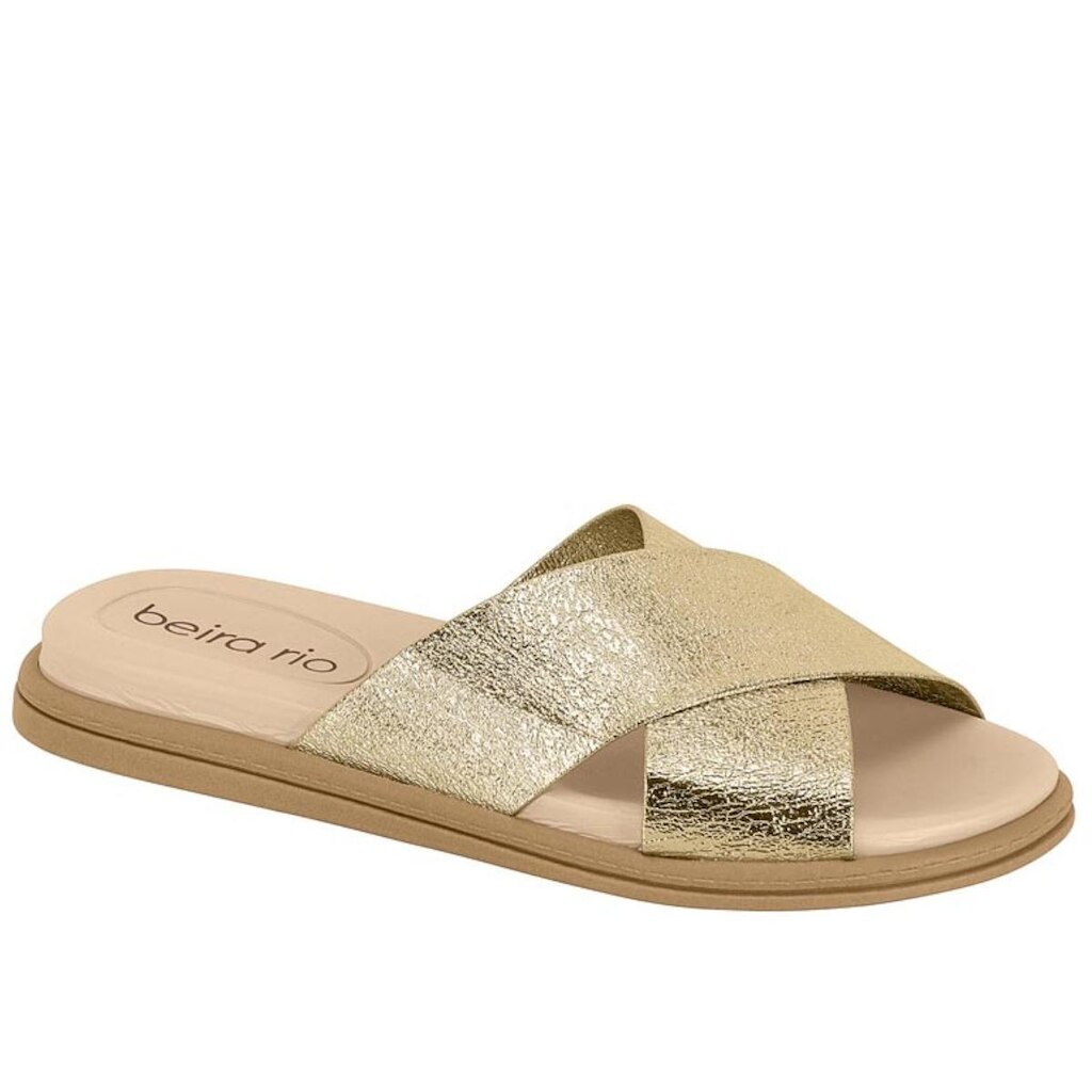 Chinelo Slide Beira Rio Feminino Leve Confortável
