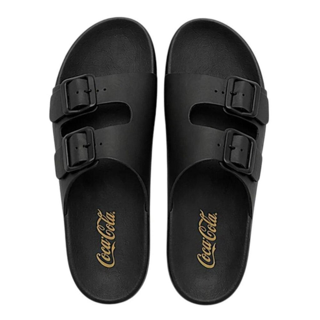 Chinelo Slide Coca Cola Urban Leather Masculino