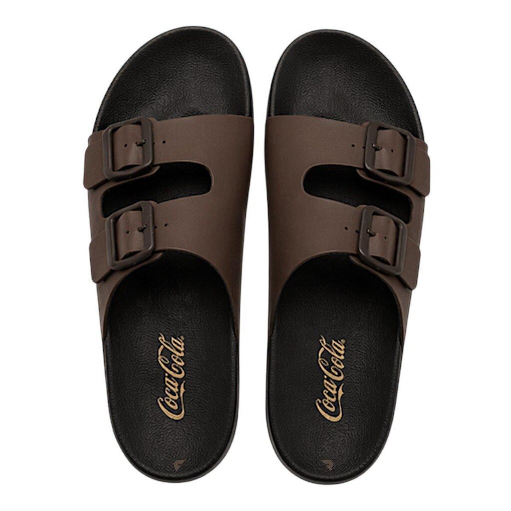 Chinelo Slide Coca Cola Urban Leather Masculino