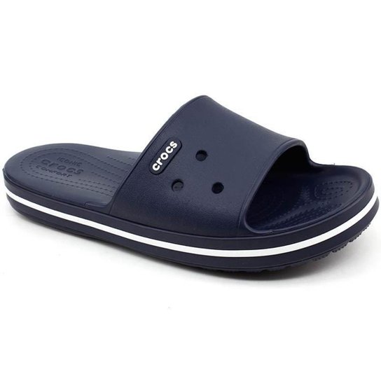 Chinelo Slide Crocs Crocband Masculino Marinho Netshoes