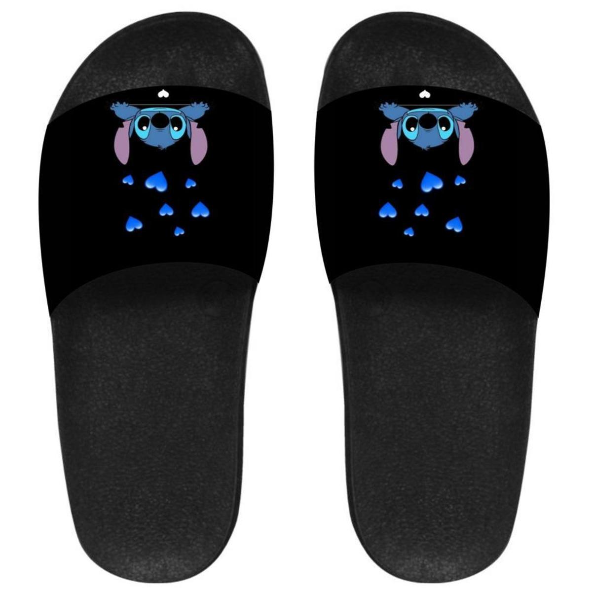 Chinelo Slide Feminino Estampa Lilo Stitch Menor preço em Chinelo Slide Feminino Estampa Lilo Stitch