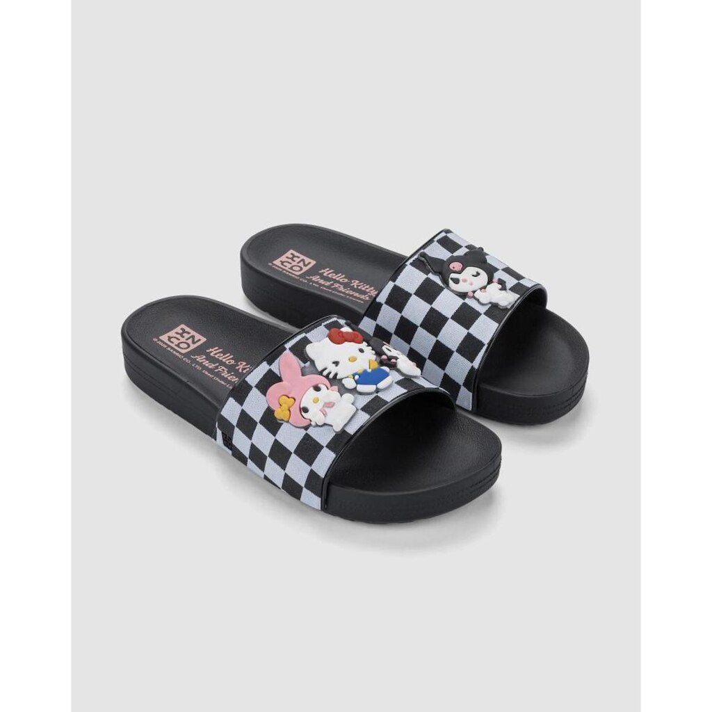 Chinelo Slide Feminino Zaxy Hello Kitty And Friends