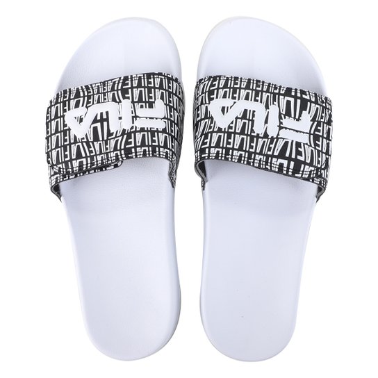 Chinelo Slide Fila Drifter VLC Feminino - Preto+Branco é ruim? Chinelo Slide Fila Drifter VLC Feminino - Preto+Branco é boa?