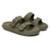 Chinelo Slide Fivela Moderno Unissex - Verde Militar