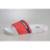 Chinelo Slide Hocks - Branco Vermelho Fluor - Branco+Vermelho