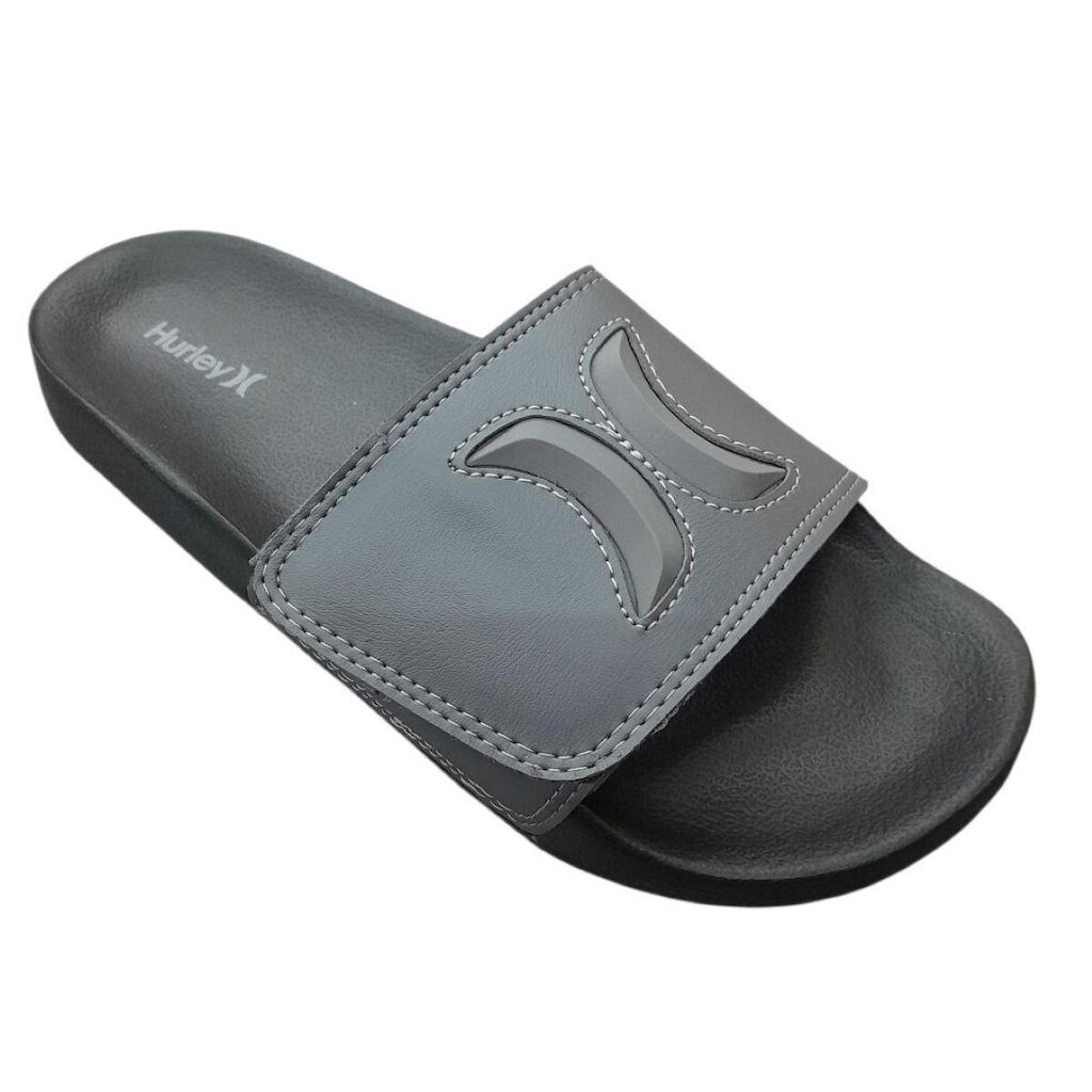 Chinelo Slide Hurley Iconic - Grafite